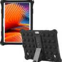 Universal 10.1 inch Tablet Protective Cover, Compatible with Zonko, qunyiCO, MEIZE, PRITOM, FEONAL, ANTEMPER, MARVUE, Dragon Touch, Winsing, FANGOR, ZZB (Black)