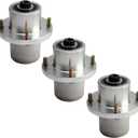 3 PCS Lawn Mower Deck Blade Spindle Assembly Compatible with Hustler Fastrak SD SDX Raptor SDX 48" 54" 60" Mower Replace# 125981 605380