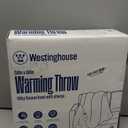 Westinghouse Heated Throw Blanket, Electric Blanket Throw with 6 Heating Levels and 2-10 Hours Time Settings, Flannel to Sherpa Super Cozy Heated Blanket Machine Washable, 50x60 inch, Charcoal