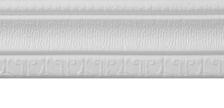 WAPANE 180" x 3.1" Peel Stick Foam Molding Baseboard Trim Self Adhesive, Crown Molding Wallpaper Border Flexible, 3D Wall Edging Lines Foam Wall Base Moulding Trim (1 PC, White)
