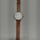 TWOPTION Women's Dainty Analog Leather Dress Watch for Small Wrists, Ladies Waterproof Watches for Women