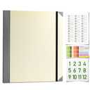 The Life Book Document Organizer - Binder for Important Documents, Document Organizer Foliofor Bills Checks Birth Certificates etc (Khaki)