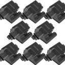 Square Ignition Coil Pack Compatible with 4.8 5.3 6.0 V8 2001 2002 2003 2004 2005 2006 Chevy Silverado 1500 2500 HD Suburban Avalanche Express GMC Sierra Yukon Savana Cadillac Escalade, IC400 D581