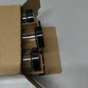 Kamenstein 5244227 Empty Jars With Black Cap, Set Of 12, 3-Ounce