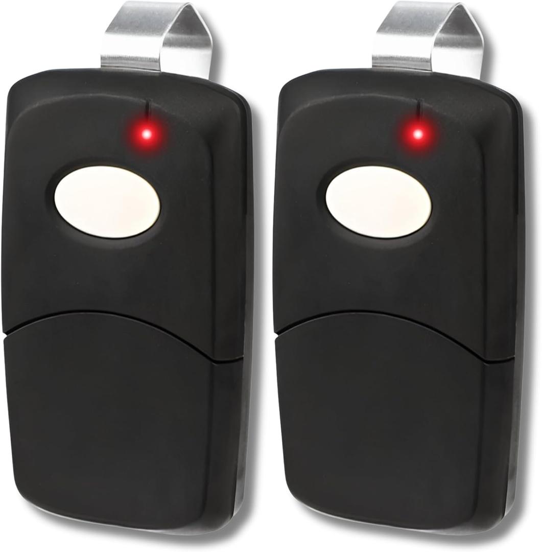 2X for Linear Multicode 3089 308911 MCS308911, 1089, 3070, 3060, 10 dip Switch Gate Opener Remote 300MHz, Multi Code Garage Door Opener Remote (Two-Black) 2X for Linear Multicode 3089 308911 MCS308911, 1089, 3070, 3060, 10 dip Switch Gate Opener Remote 300MHz, Multi Code Garage Door Opener Remote (Two-Black)