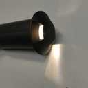 LED Outdoor In Ground Lights with Protecting Shell, Warm White 2.36in Low Voltage 12V DC IP67 Waterproof, Electric Wired Recessed Landscape Well Lighting for Outside Yard Floor, 12 Pack Black