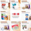 MESS Large Bin Labels for Storage Bins (50 6x4) Storage Bin Labels - Pantry Labels - Labels for Organizing - Removable Labels for Storage Bins Craft Organization - Moving Labels for Boxes (Green)