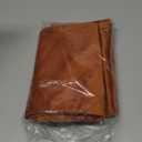 Mixhug Set of 2 Cozy Velvet Square Decorative Throw Pillow Covers for Couch and Bed, Burnt Orange, 18 x 18 Inches