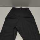 Colorfulkoala Women's High Waisted Tummy Control Workout Leggings 7/ 8 Length Yoga Pants with Pockets (XS, Black)