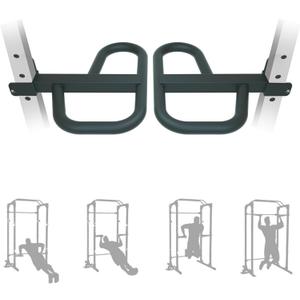 Dip Bar Attachment for 2"x2" Squat Rack, Heavy Duty Power Rack Attachment with 5/8" or 1" Hole