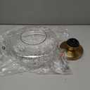 Ceiling Light Fixture with Textured Glass, 10 inch,Gold Finish,E26 Socket,Semi Flush Mount Ceiling Light for Hallway, Porch,Kitchen