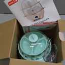 Dash Deluxe Egg Cooker - Boiler, Poacher & Steamer - Includes Measuring & Recipe Guide - Dishwasher Safe - BPA Free - Holds 12 Eggs, Aqua