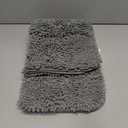 OLANLY Bathroom Rugs 30x20, Extra Soft Absorbent Chenille Bath Rugs, Rubber Backing Quick Dry, Machine Washable Bath Mats for Bathroom Floor, Tub and Shower, Home Decor Accessories, Grey (30" x 20")