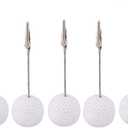5 x Golf Ball Shaped Table Number Holder Name Place Card Holder Memo Clip Holder Stand Note Holder Pictures Card Paper Menu Clip
