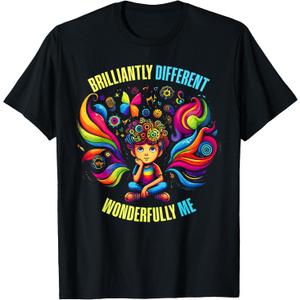 AuDHD Autism ADHD Autistic Spectrum Neurodiversity T-Shirt