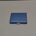 EASTNIGHTS RFID Credit Card Holder Protector Metal Credit Card Wallet Business Card Holder for Men Women Gift Box Package (Blue)