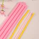 2 x 1 Pcs Bohemian Hemp Rope Cake Decoration Silicone Mold, Printed Flower and Leaf Shape Clay Chocolate Silicone Mold, Wedding Birthday Candy Cookie Dough Cupcake Toppers Baking Supplies