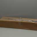 Cordless Vinyl Mini L Blinds 29" W x 48" H, 1" Slat White Horizontal Windows L Blind for Door, Shades, Camper, Light Filtering