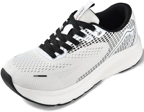 JACKSHIBO Wide Toe Box Shoes Women Arch Support Wide Sneakers for Running Walking Athletic Tennis Orthopedic Plantar Fasciitis Workout with Thick Cushion Zero Drop Sole Width Shoes 38.5