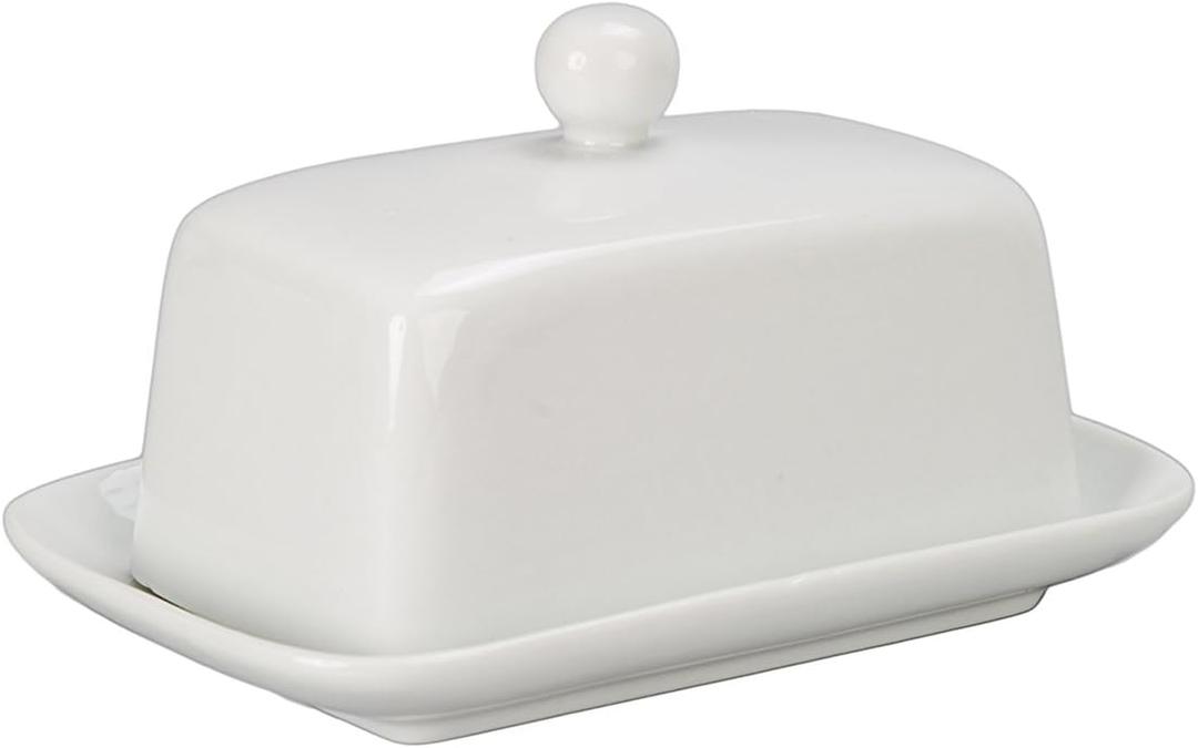 Villeroy & Boch - Mariefleur Basic Butter Dish with Lid, Colorful, Dishwasher-Safe, Microwave Safe, Butter Storage, Dish for Butter, Floral Design,Premium Porcelain, Made in Germany