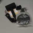 slopehill Professional Ionic Hair Dryer, Powerful 1800W Fast Drying Low Noise Blow Dryer with 2 Concentrator Nozzle 1 Diffuser Attachments for Home Salon Travel (Black)