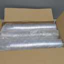 Alaeseje 100 Pack Clear Plastic Cups with Strawless Sip Lids,12 oz Iced Coffee Cups with Lids,Disposable PET Crystal Cups,Round Bottom To Go Cup for Iced Coffee Juice Smoothie Cold Beverage