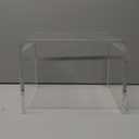 Musanpou Acrylic Step Stool, Clear Foot Stool for Bathroom, Bedroom, Kitchen, Flower Pot Stool Holds Up to 250lbs