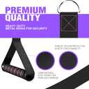 Pilates Bar Kit with Resistance Bands,Pilates Bar with Stackable Bands Workout Equipment for Legs,Hip,Waist and Arm,Exercise Fitness Equipment for Women & Men Home Gym Yoga Pilates (Purple01 (Upgraded 20/30/50lbs))