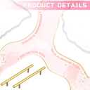 Hoolerry 5 Pcs Large Resin Tray Molds with Gold Handles Silicone Irregular Casting Epoxy Molds Agate Geode for DIY Crafts Making Faux Agate Tray Serving Board Home Decor (DIY Handle)