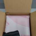 Mahjong Mat for Table with Carrying Bag, 32.4" x 32.4" Non-Slip Neoprene Mahjong Mat with Rules, Noise-Reducing Gaming Mat for Mahjong, Poker, Cards, Board and Tile Games - Pink