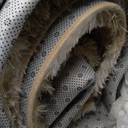 Large Shag Area Rug for Bedroom, 9x12 Ft Beige and White Area Rug Classic Checkered Shaggy Anti-Skid High Pile Soft Fluffy Rug Fuzzy Carpet for Living Room Bedroom Kids Room Nursery, Dorm Home Decor