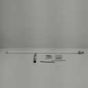 Tram 1477 Pre-Tuned 144 MHz–148 MHz VHF/430 MHz–460 MHz UHF Amateur Dual-Band Base Antenna with White Fiberglass