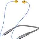 MIPEACE Bluetooth Earplug Headphones, Neckband Wireless Earbuds earplugs-29db Noise Reduction isolating in-Ear earplug Earphones with Controls,IPX5 sweatproof,19+Hour Battery(Gray)