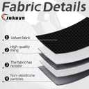 Jokuye 1 Pack Car Seat Cushion Comfortable Seat Cover for Cars, Full Back and Seat Cushion for Driver or Passenger-Black