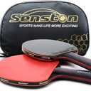 Senston Professional Table Tennis Paddles Advance Intermediate Ping Pong Paddles Set of 2, Table Tennis Racket with Carry Case (Y6)
