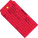 BOX USA BG20031 Inspection Tags, "Rejected", 4 3/4" x 2 3/8", Red (Pack of 1000)