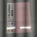 2026 Planner 8.5" x 11", Weekly and Monthly Calendar Planner Book, January 2026 - December 2026, Hardcover Spiral Planner with Monthly Tabs, Notes Pages, Perfect for Women & Men, A4 - Pink