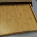 Bamboo Bed Tray Table, Folding Legs and Handles, Breakfast Tray, Laptop Desk for Bed or Sofa, Serving Tray for Eating, Working, Reading,Picnic