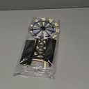 Yalikop Set of 2 Wooden Farmhouse Windmill Table Top Decor Wood Small Distressed Black Grey Rustic Windmill Themed Table Decor for Kitchen Garden Home