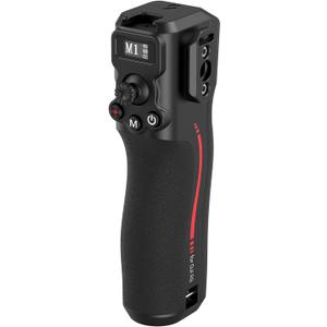 SMALLRIG Handle with Follow Focus for DJI RS 2 / RS 3 Pro/RS 4 / RS 4 Pro/RS 5 Gimbal Stabilizer, Handle with 1/4"-20 locating Holes and a Cold Shoe Mount, Max Load 4.4lb