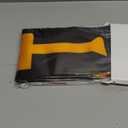 Geyoga Graduation Stole Kente Stole Black Authentic African Art 72" x 4.8" for Adult College Unisex Grads Celebrate