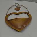 Metal Plant Hanger Outdoor & Indoor - Heart-Shaped Rustic Hanging Planter with Hook for Garden Window Wall, for Mom Grandma Women