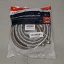 KEOKLE Washing Machine Hoses,5ft Washer Hoses，2pack 3/4" Stainless Steel Braided Burst Proof Water Supply LinesUniversal Fit to Hot and Cold Connector