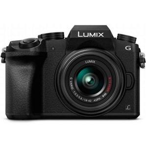 Panasonic LUMIX G7 4K Digital Camera, with 14-42mm Mega O.I.S. Lens, 16 Megapixel Mirrorless Camera, 3-Inch LCD, DMC-G7KK (Black)