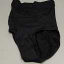 Tummy Control Shapewear Panties for Women High Waisted Shapewear Underwear Panty Girdle Seamless Body Shaper Briefs (Medium-Large, Black)