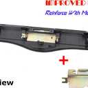 Upgraded Rear Exterior Tailgate Liftgate Handle Garnish Compatible with Toyota 04-09 Prius 1F7 Classic Silver Metallic 2004 2005 2006 2007 2008 2009