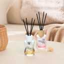 2 x Reed Diffuser - Sea Guaiac Wood&Pink Peony 4.06oz (120ml) 2 Packs Essential Oil Reed Diffuser Set with 16 Sticks, Long Lasting Fragrance for Home, Bathroom, Bedroom, Room, Decor