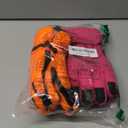 Cooraby 2 Pairs Kids Snow Ski Gloves Winter Waterproof Warm Gloves for Boys Girls Cold Weather Outdoor (3-6 Years, Orange, Hot Pink)