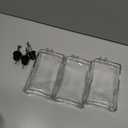 MIWUYI Olive Oil Dispenser Bottle for Kitchen, 3 Pack Glass Oil and Vinegar Dispenser Set, Elegant Book Design, Durable, Leak-Proof, Easy-Pour Spouts, Perfect for Kitchen, Dining Table (12oz)