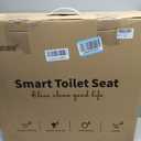 KERDE P30B Bidet Toilet Seat - Dual Control (Side Panel & Remote), Warm Water Wash, Heated Seat, Warm Air Dryer, LED Night Light,Existing Toilets Electric Bidet Elongated Electronic Heated Smart